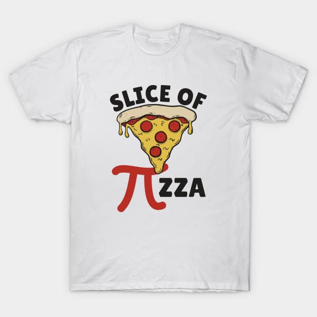 Slice Of Pi Day Pizza T-Shirt by Illustradise